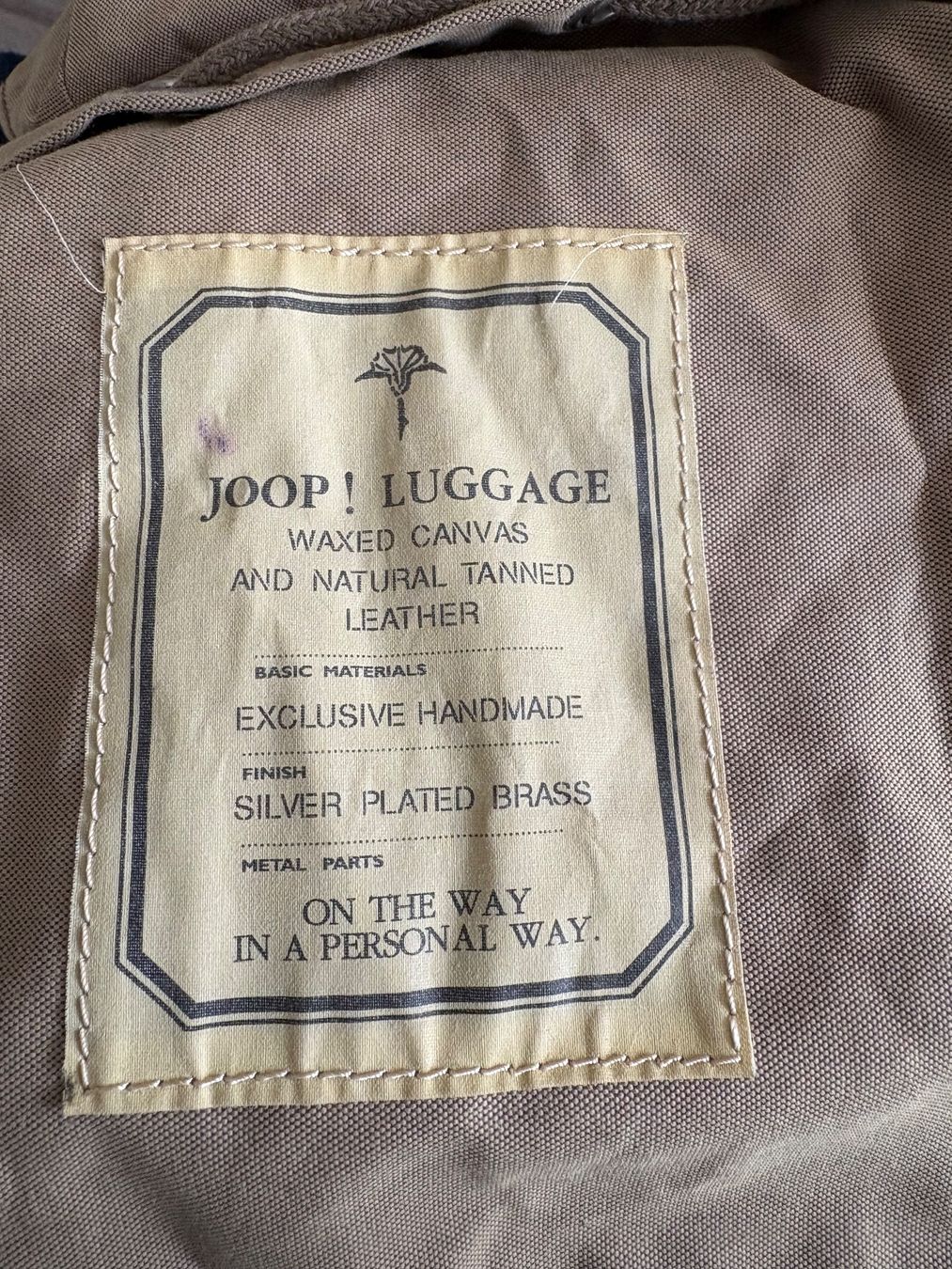 Joop Zaini: Joop! Rucksack Canvas/Leder – Usato da Studen BE venduto da Hyazinthe01 3