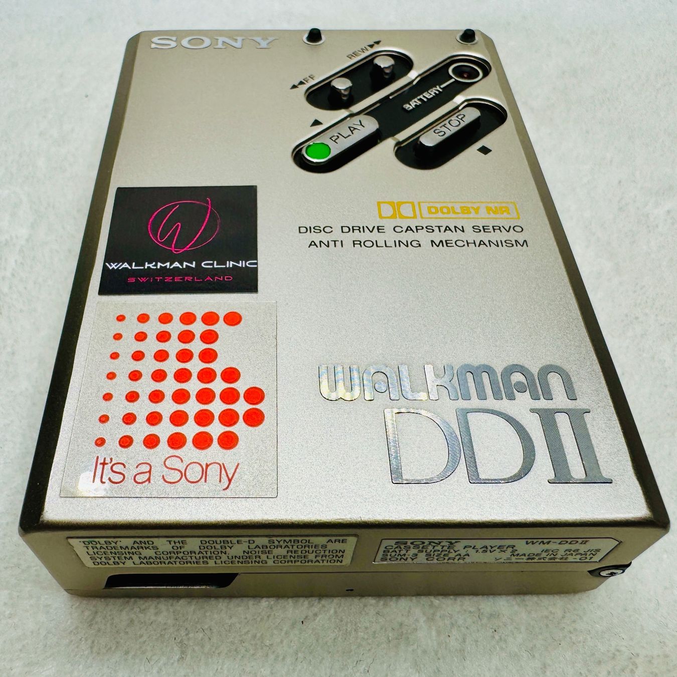 Sony Lettore multimediale portatile: Sony Walkman WM-DDII silber #248 – Usato da Vorderthal venduto da WalkmanClinic 3