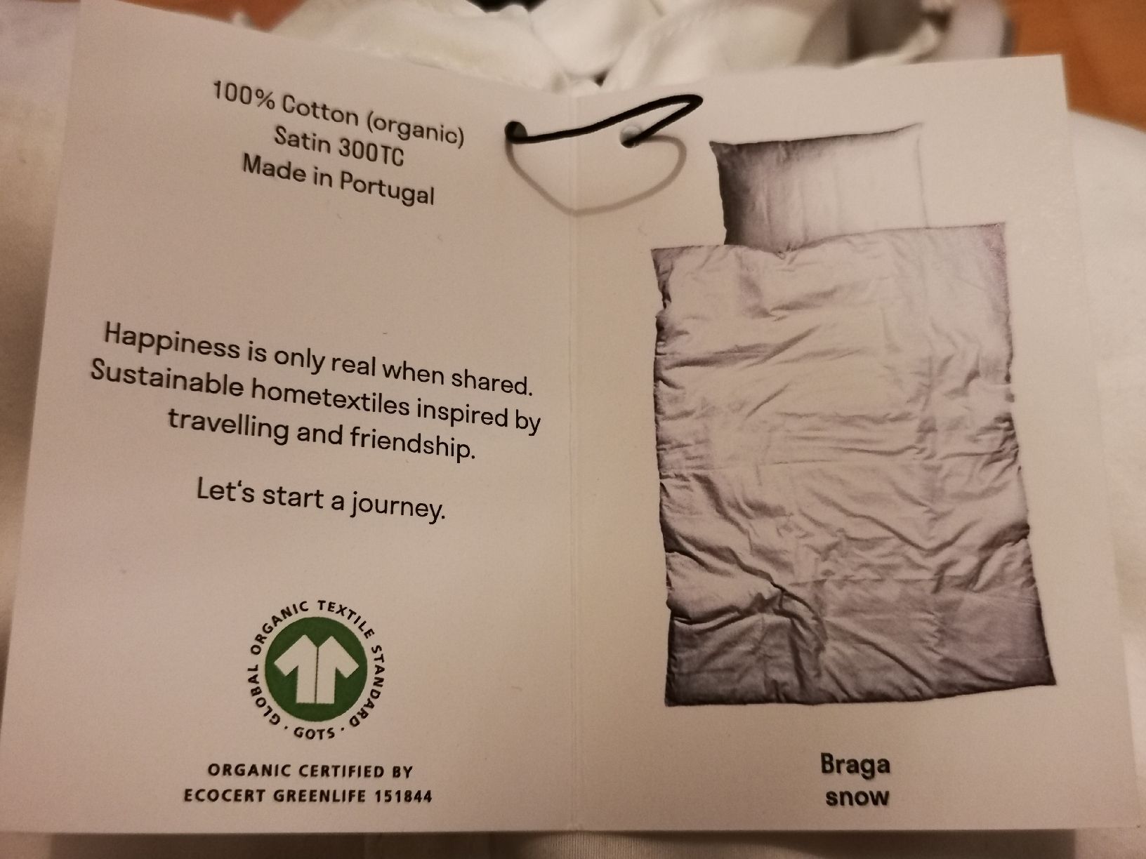 Biancheria da letto: Satin Bettwäsche weiss – Nuovo e nell'imballaggio originale da Wildegg venduto da marc_spi