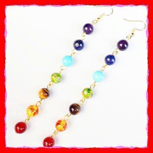 Boucles d'oreille: Multi Mix Stein Ohrhänger – Neuf avec emballage d'origine à Oberglatt ZH par Goldfee1 1