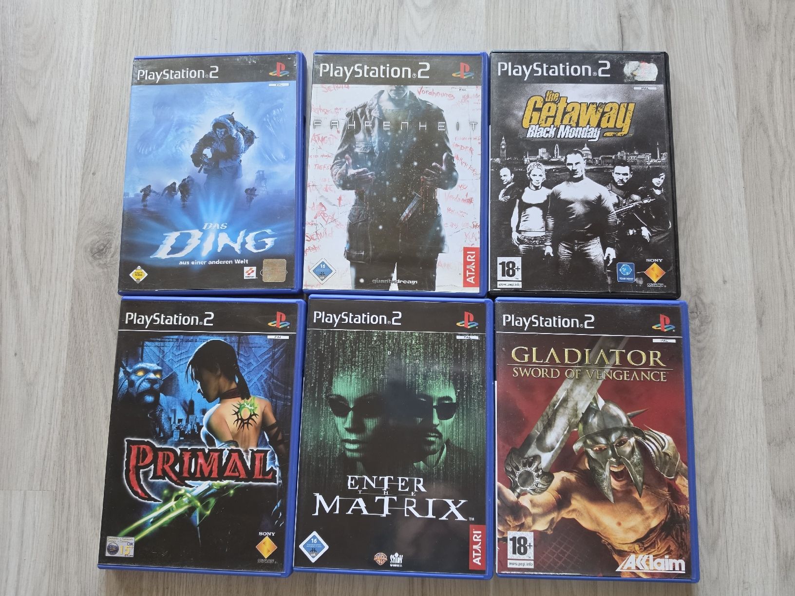 Sony Giochi: PS2 Action Paket Fahrenheit Matrix The Getaway – Usato da Tafers venduto da whereyogamesat