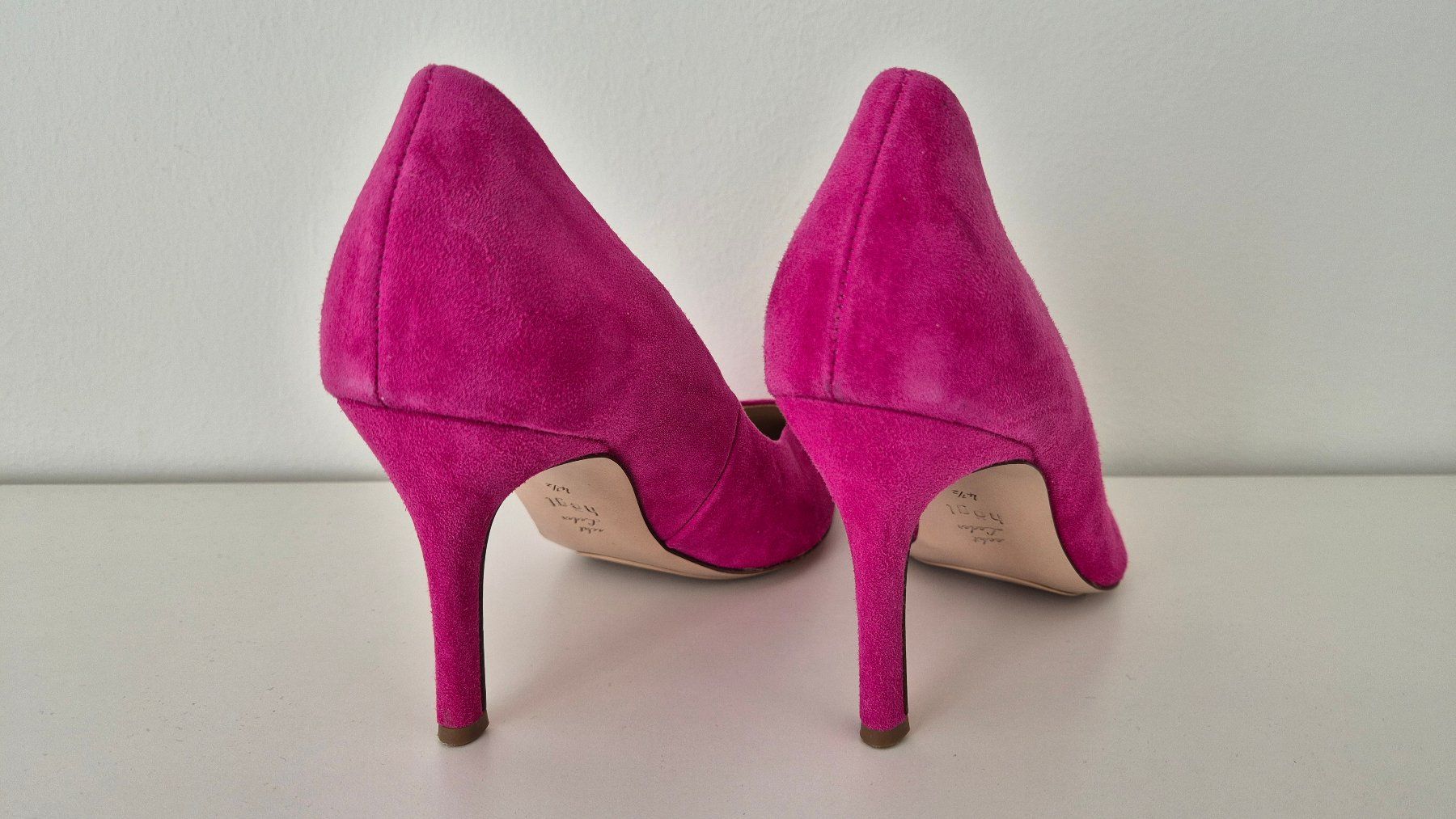 Högl Damenschuhe: HÖGL Wildleder-Pumps, pink, Gr. 37.5 – Neu (gemäss Beschreibung) aus Münchenstein von Trinity 4