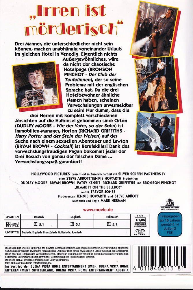 Tutti i DVDs: Irren ist mörderisch [DVD] – Usato da Bitsch venduto da Melando 1