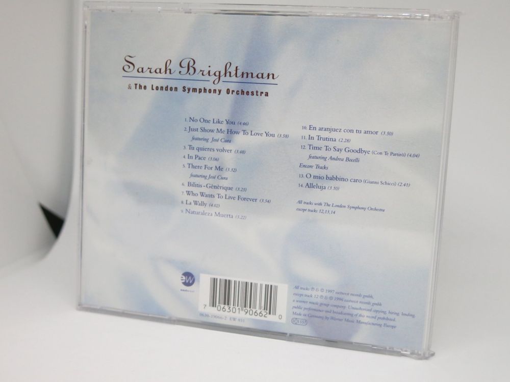 CD: Sarah Brightman The London Symphony - Timeless | Kaufen auf Ricardo
