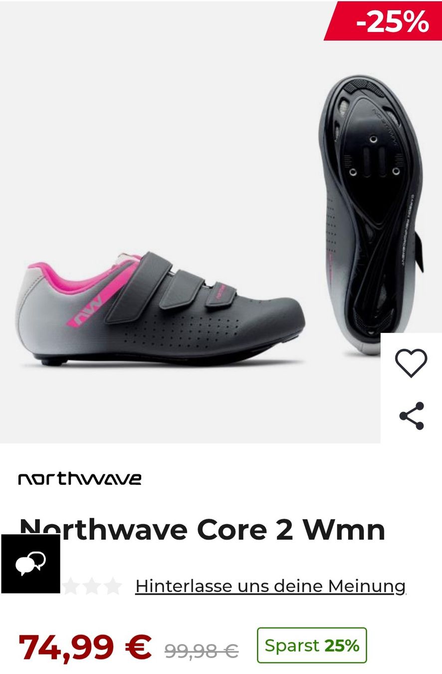 Northwave Scarpe da donna: Northwave Core 2 Frau Schuhe - Anthra Grösse 36 – Nuovo e nell'imballaggio originale da Braunau venduto da Brand-Store 2