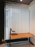 Lamellenstoren vertikal weiss, 2,30x3,27m(BxH)