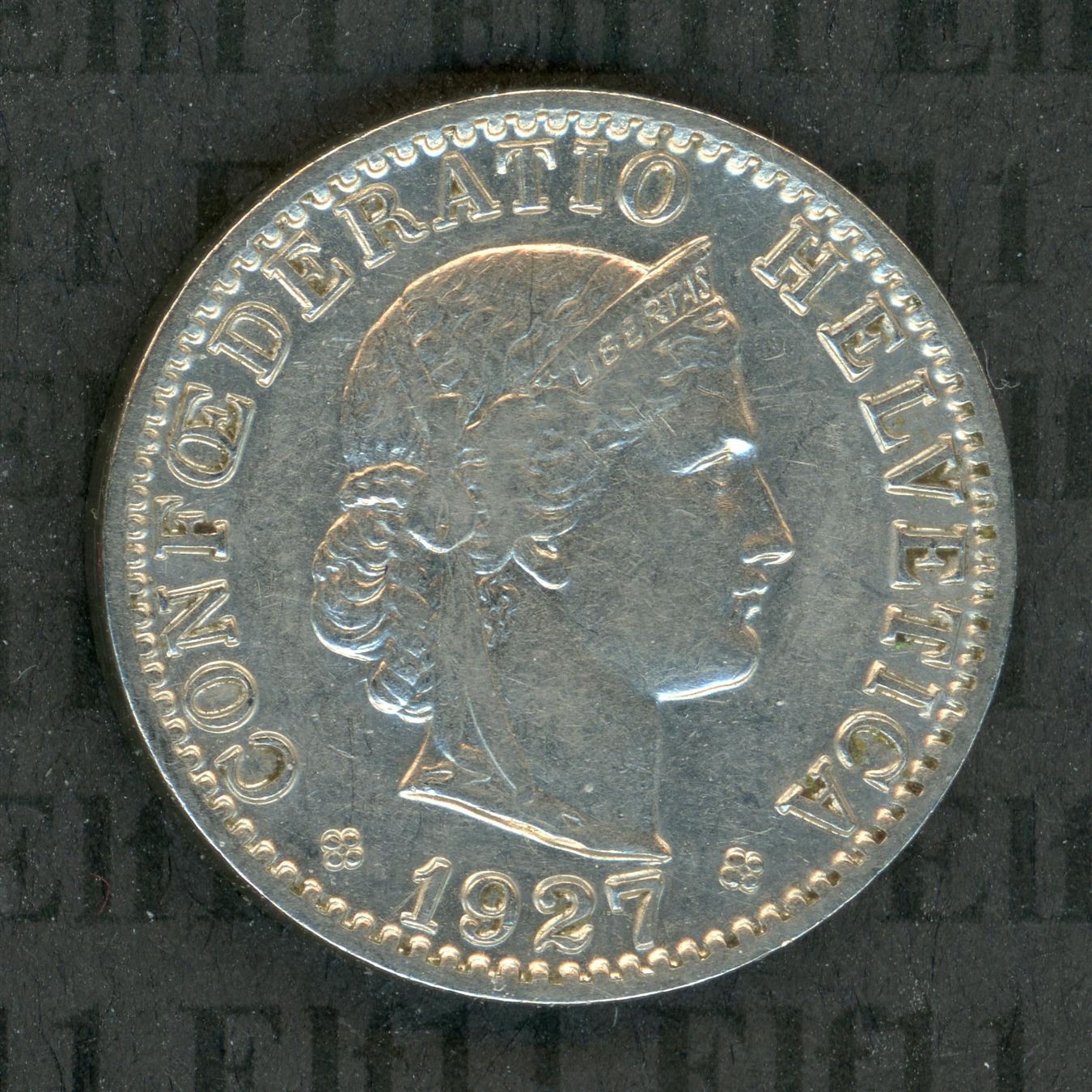 Tutti le monete: CHF___0.20 1927 -vz 20 Rappen – Usato da Widnau venduto da Elf11