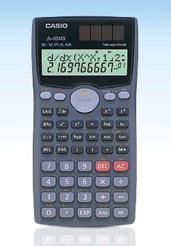 Casio Taschenrechner: Taschenrechner Casio fx-115ms mit Solarpower, mit Anleitung – Gebraucht aus Oberlunkhofen von dreihaselnuesse
