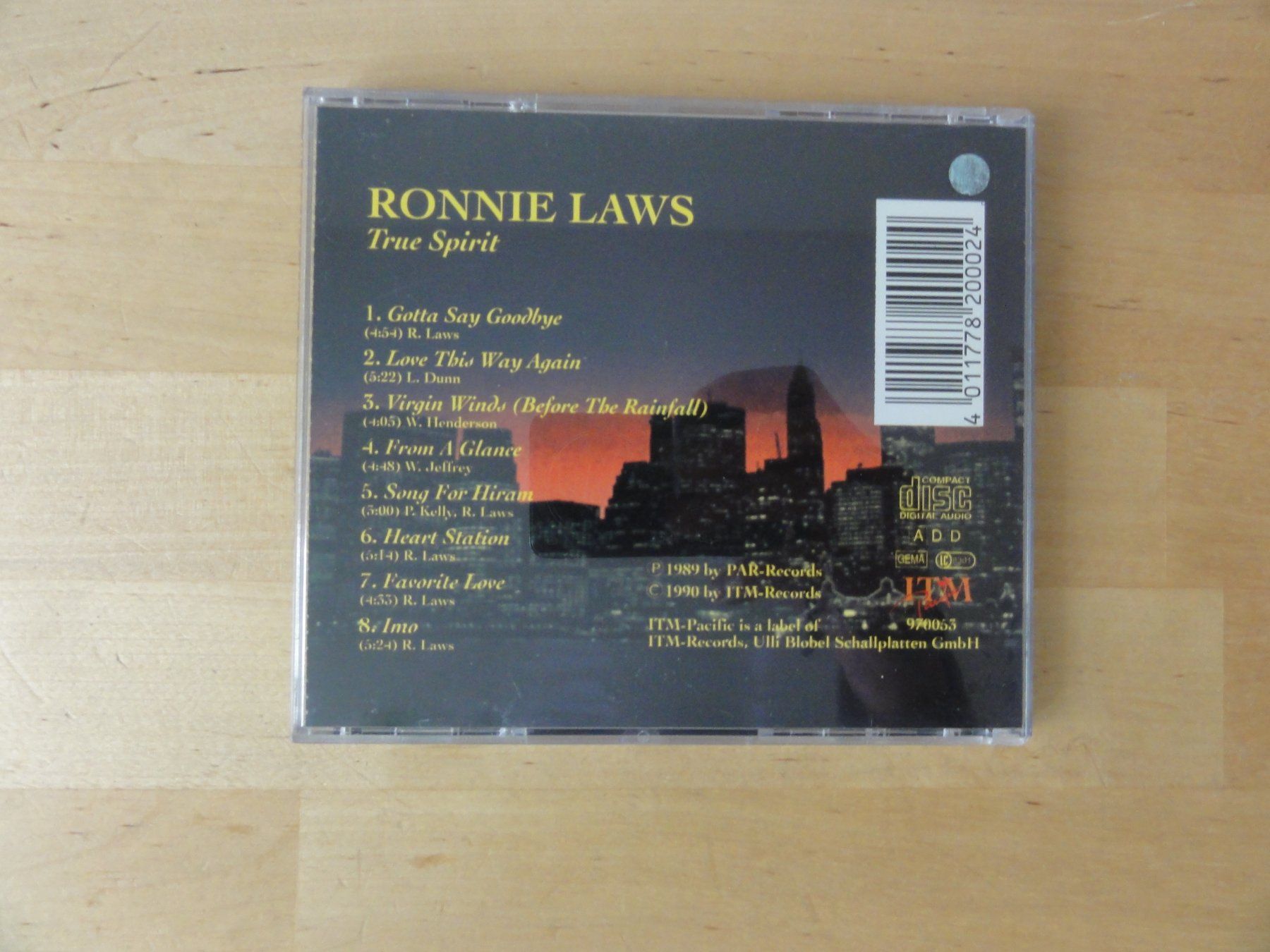 CD: RONNIE LAWS "True spirit" – Usato da zürich venduto da Goldimmund 2