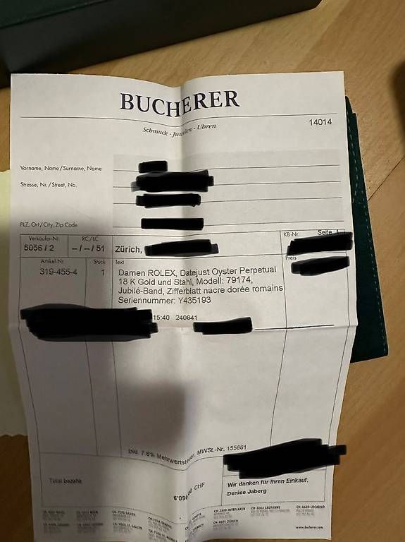 Uhren: Rolex Datejust 18 K – Gebraucht aus Holziken von Lunachips 2