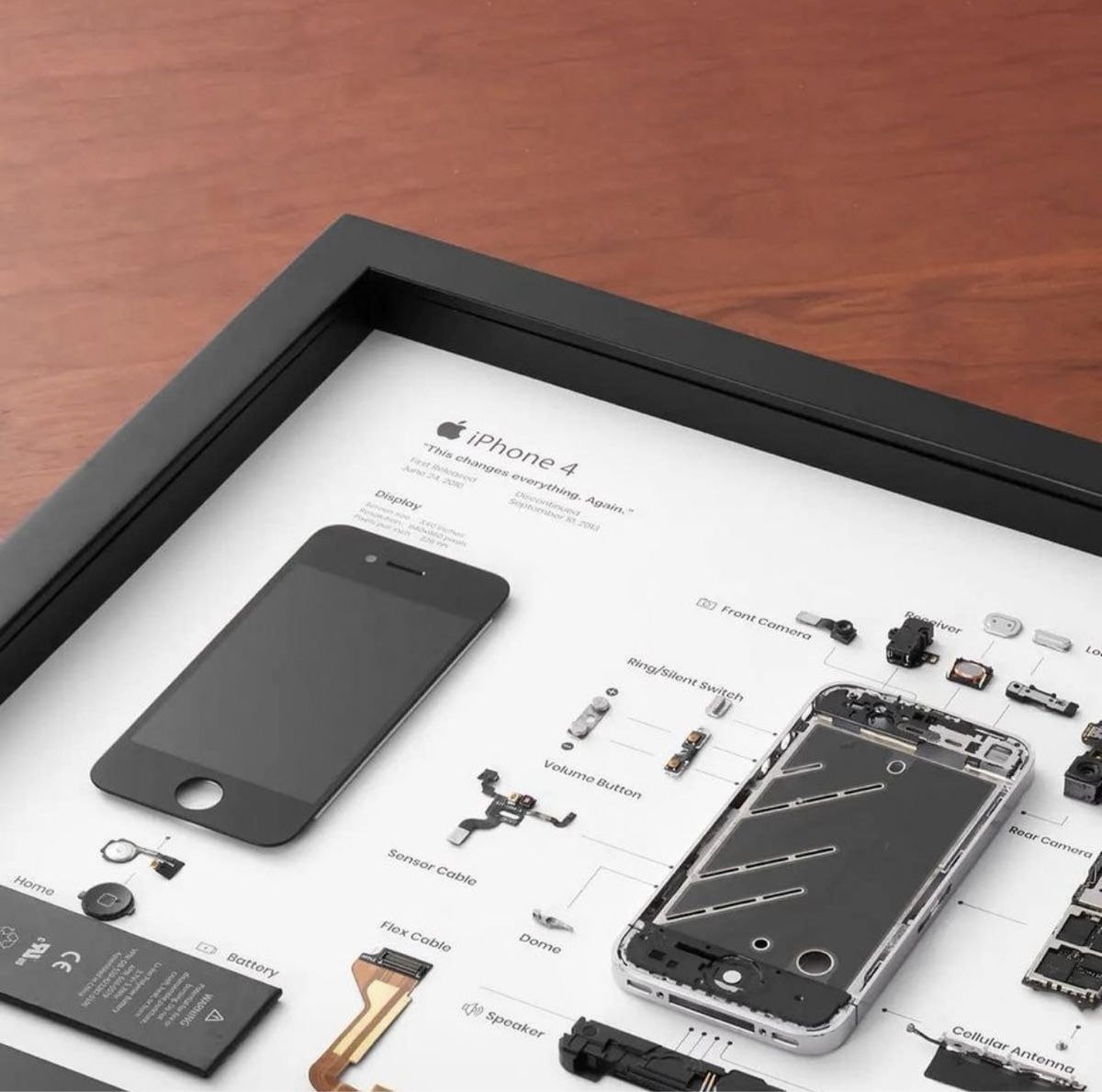Apple Portables: Apple iPhone 4 im Bilderrahmen – Neuf (Voir description) à Gelterkinden par murattibox