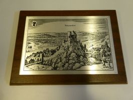 Kleines Wandbild/Metalltafel "Münchenstein"