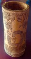 E., Maori Behälter antik Magie Australien Sammler museal