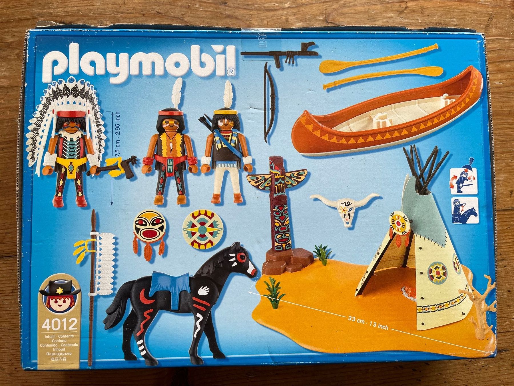 Playmobil Giocattoli: PLAYMOBIL 4012 Indianerlager – Nuovo e nell'imballaggio originale da Zürich venduto da D.J.Richter 2