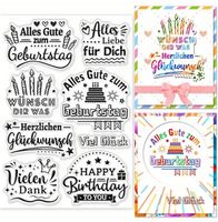 Silikonstempel Geburtstag / Happy Birthday