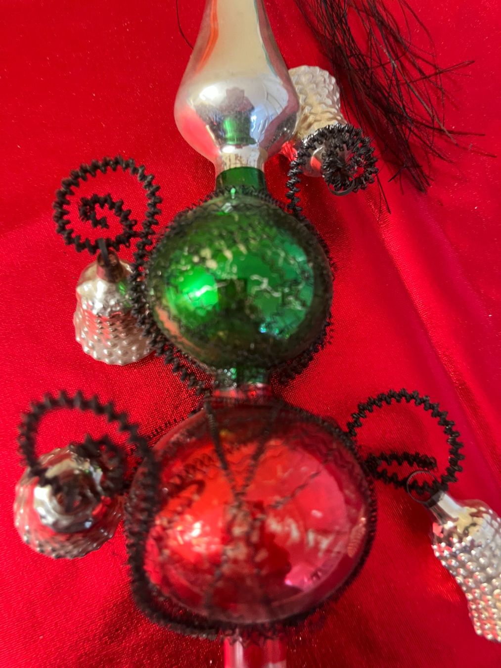 Alle Dekorationen: Christbaumspitze mit Glöckchen, alt und selten – Gebraucht aus Beinwil am See von Angelena 1