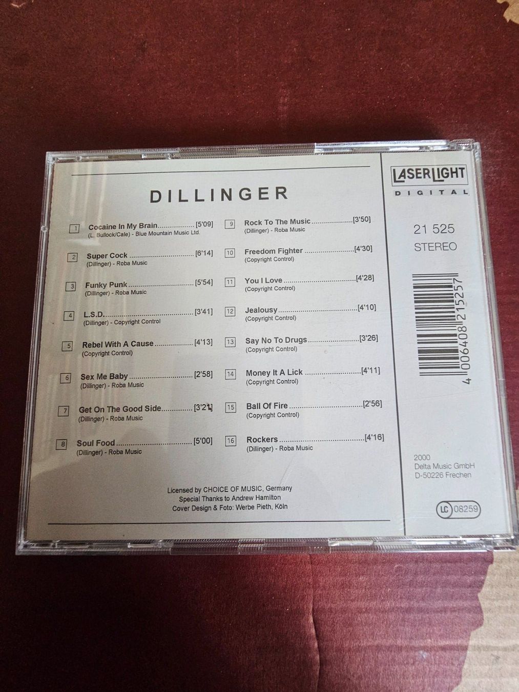 CD: CD - Dillinger – Mistacool (Reggae, 2000) – Usato da Biberist venduto da Foolio0 1