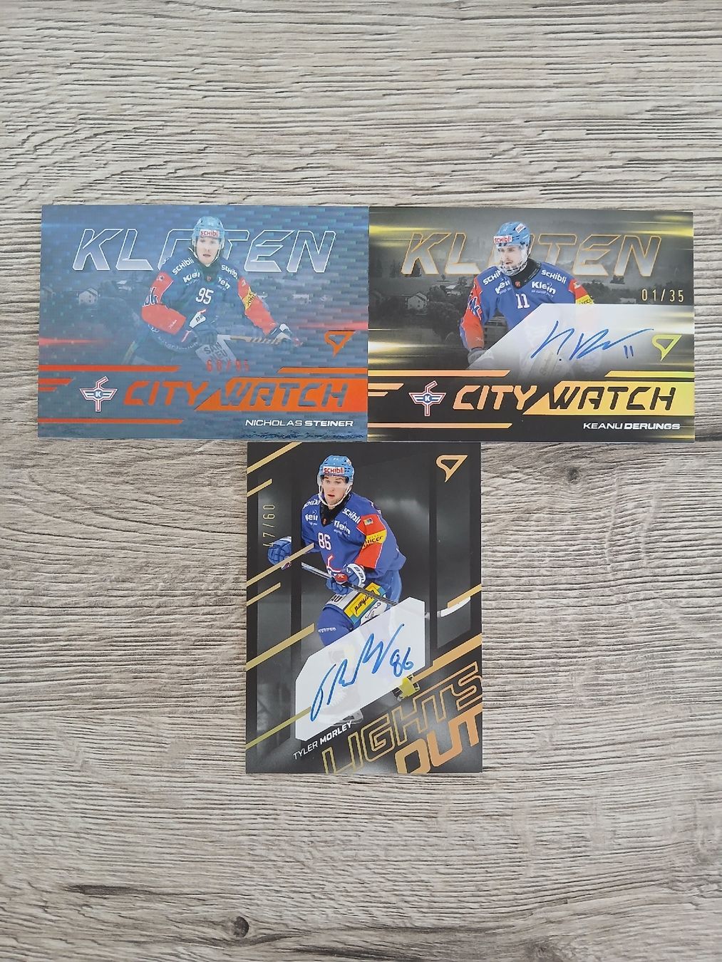 Sportzoo Carte collezionabili: 3 Nummerierte und Unterschriebene Kloten Karten – Nuovo (secondo la descrizione) da Düdingen venduto da oliheimo92