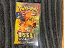 Pokemon Charizard Glurak Booster Dragon Majesty sealed neu