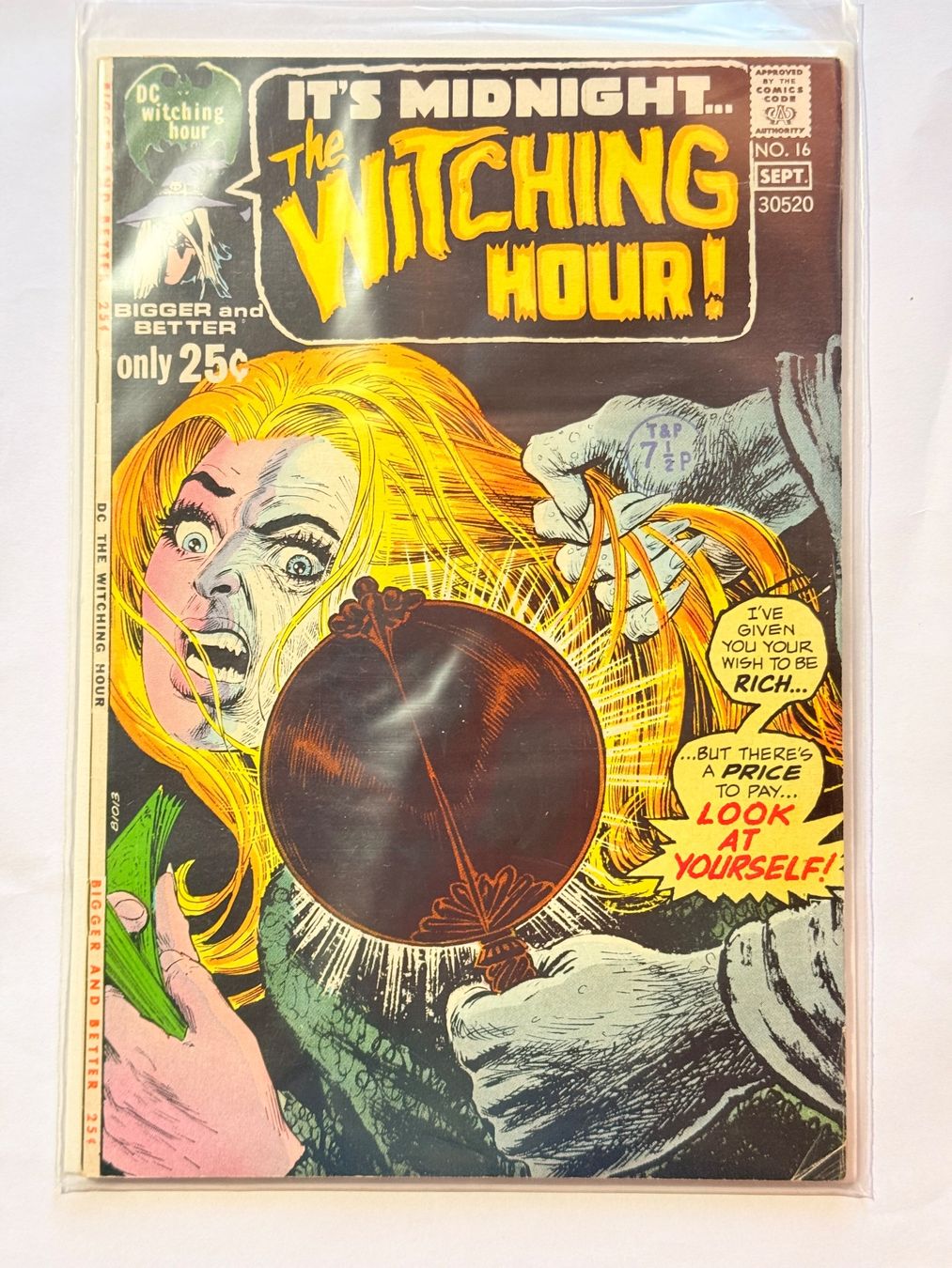 Fumetti: Comic The Witching Hour Nr 16 DC Comics September 1971 – Usato da Zuerich venduto da SonderArt-Wertgut