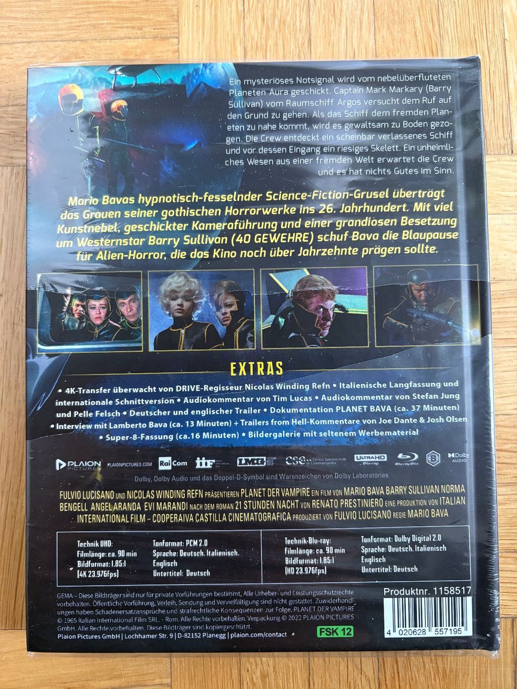 Tutti i DVDs: Planet der Vampire - 3-Disc Mediabook - 4K UHD + 2 Blu-rays – Nuovo (secondo la descrizione) da Zürich venduto da Malcom 6