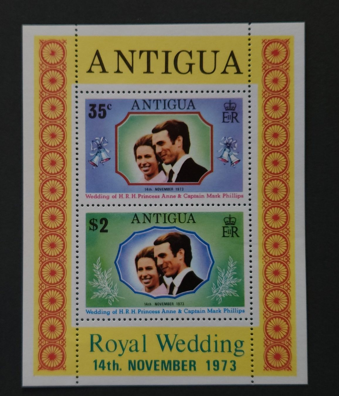 Tutti i francobolli: Antigua-Mi 312-313 Block ** (1973) – Nuovo (secondo la descrizione) da Hittnau venduto da stamps_and_coins