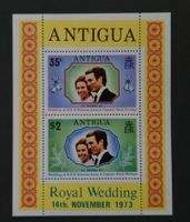 Antigua-Mi 312-313 Block ** (1973)
