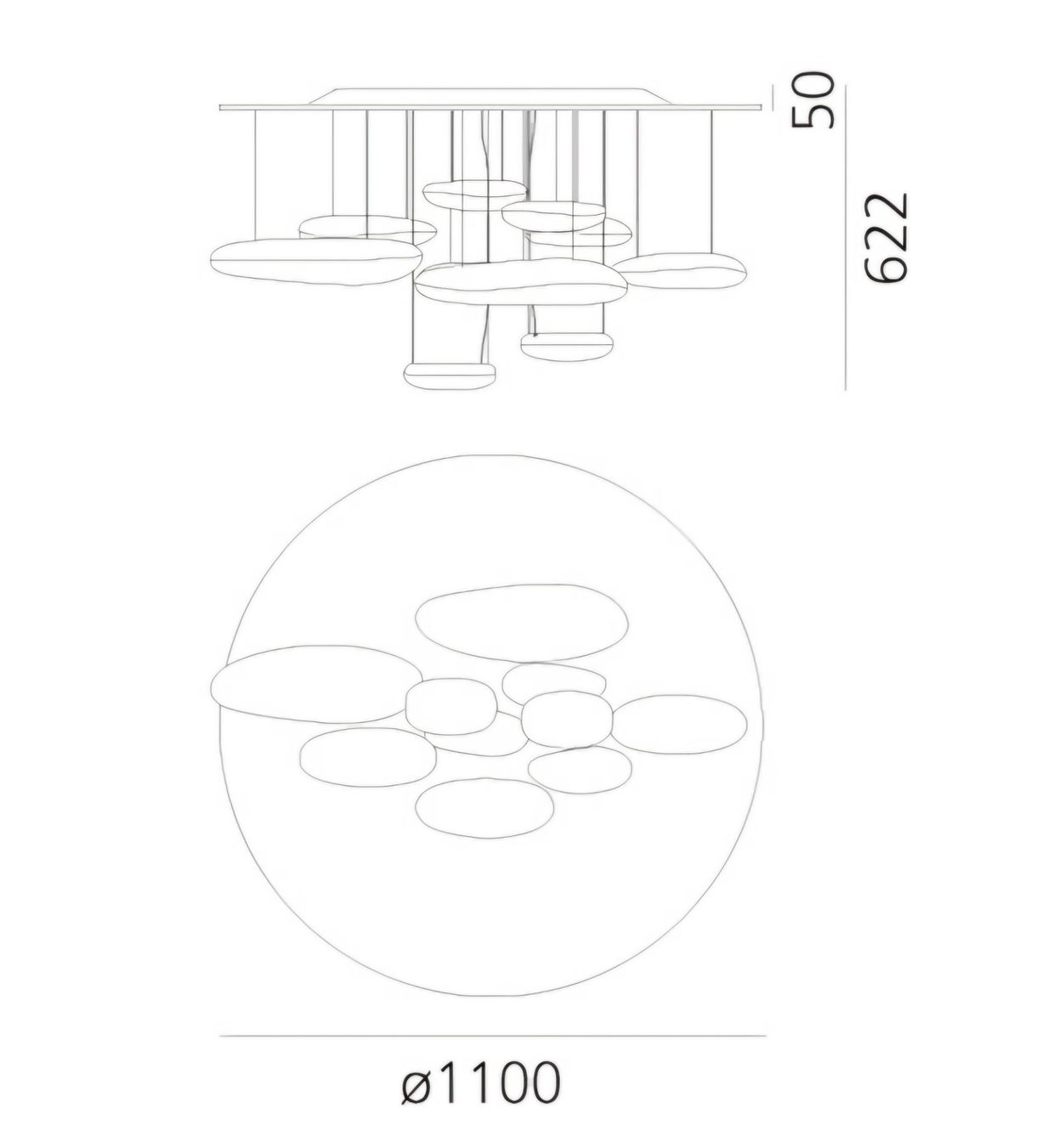 Artemide Lampadari & plafoniere: Design Deckenleuchte Mercury LED von Artemide – Nuovo (secondo la descrizione) da Binningen venduto da Masc61 1