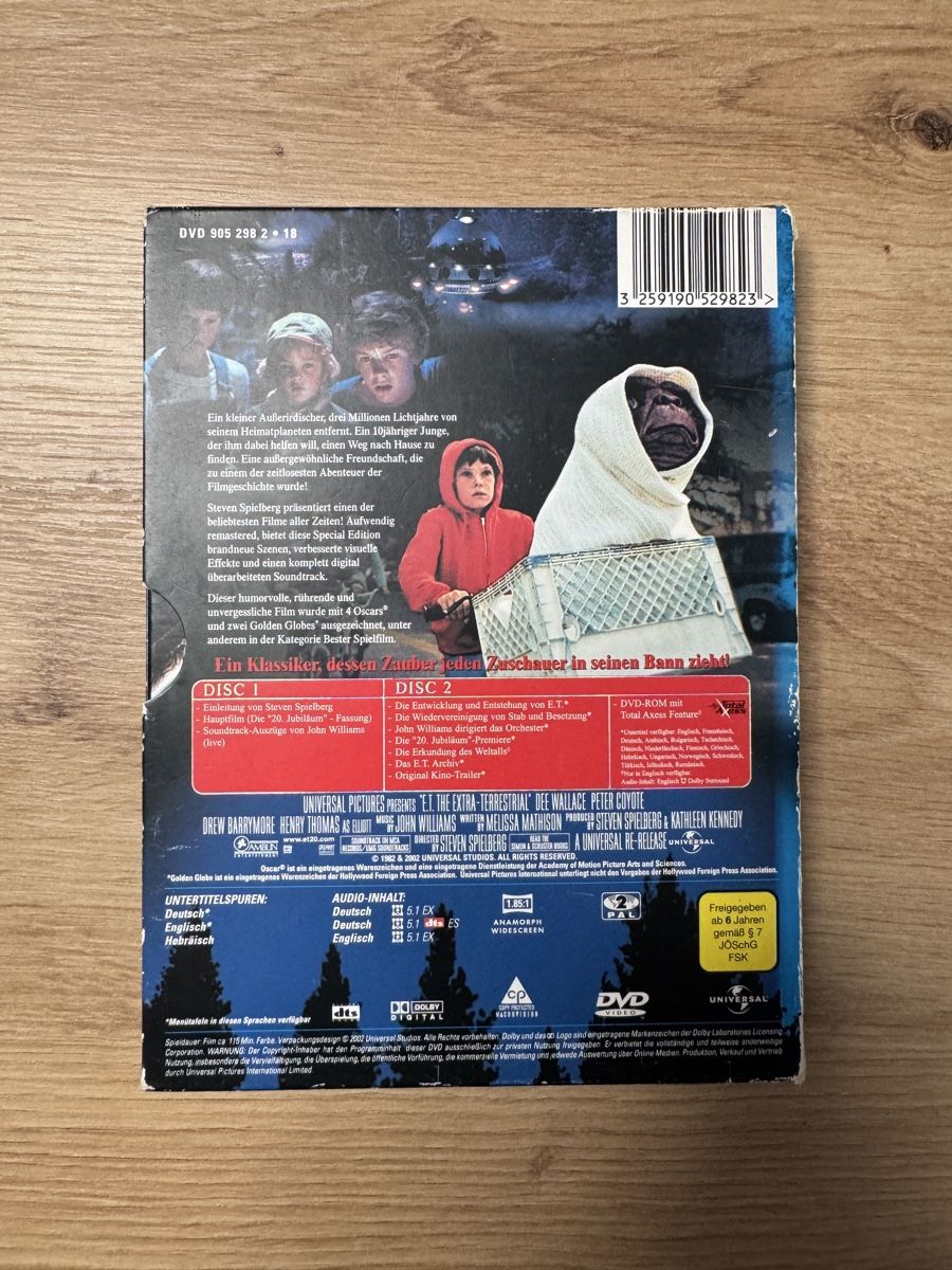Tutti i DVDs: E.T. - Der Ausserirdische DVD Special! – Usato da Biberist venduto da etesummer 1