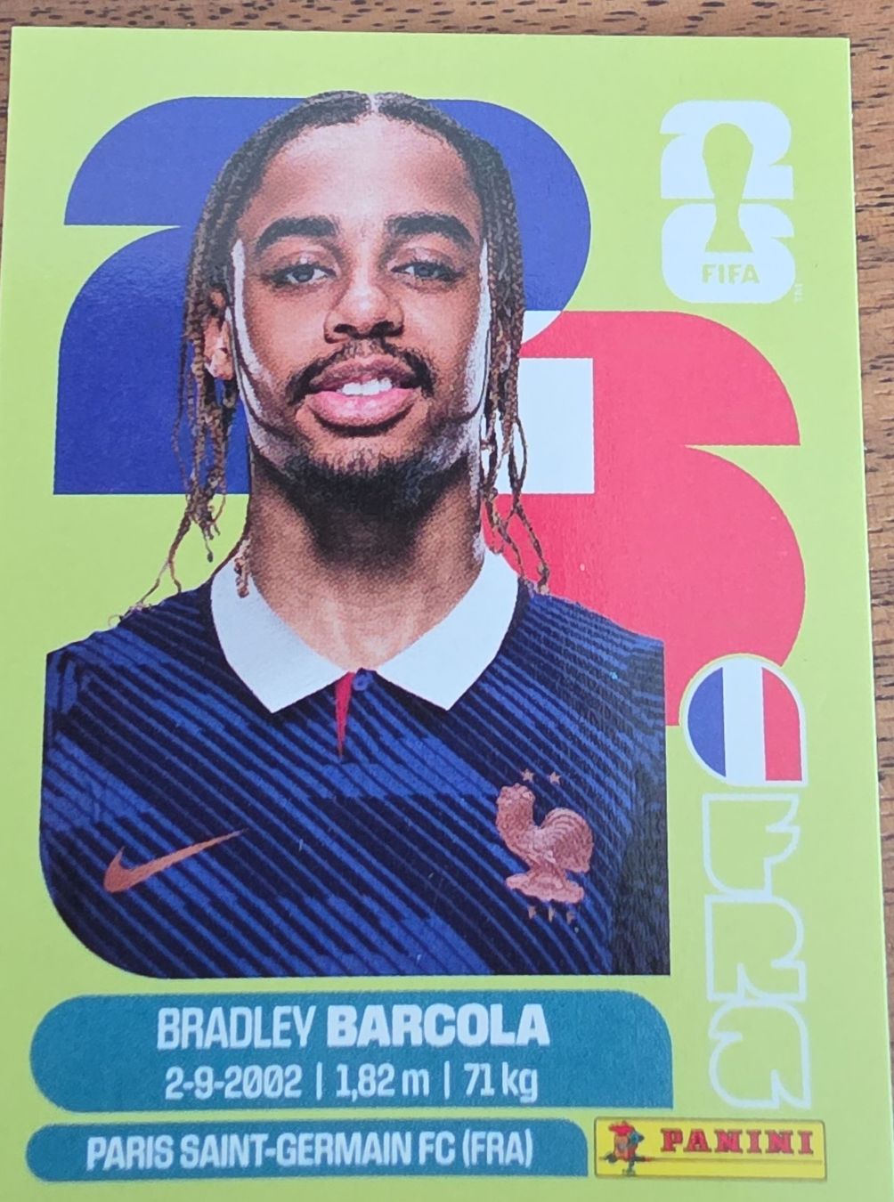 Panini Cartes à collectionner: FRA16 Bradley Barcola Panini – Neuf (Voir description) à Buchs AG par LogoParts