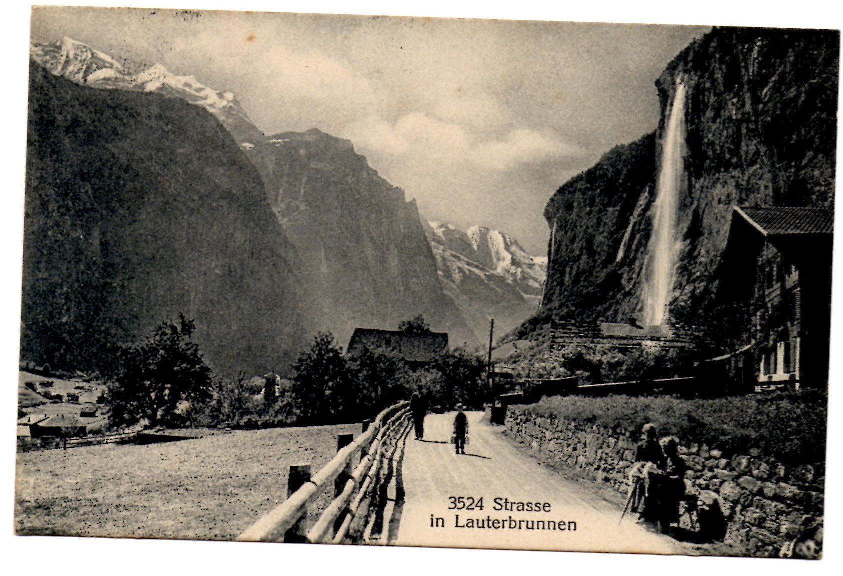 Ansichtskarten: AK Strasse in Lauterbrunnen – Gebraucht aus Zeiningen von elcanaja