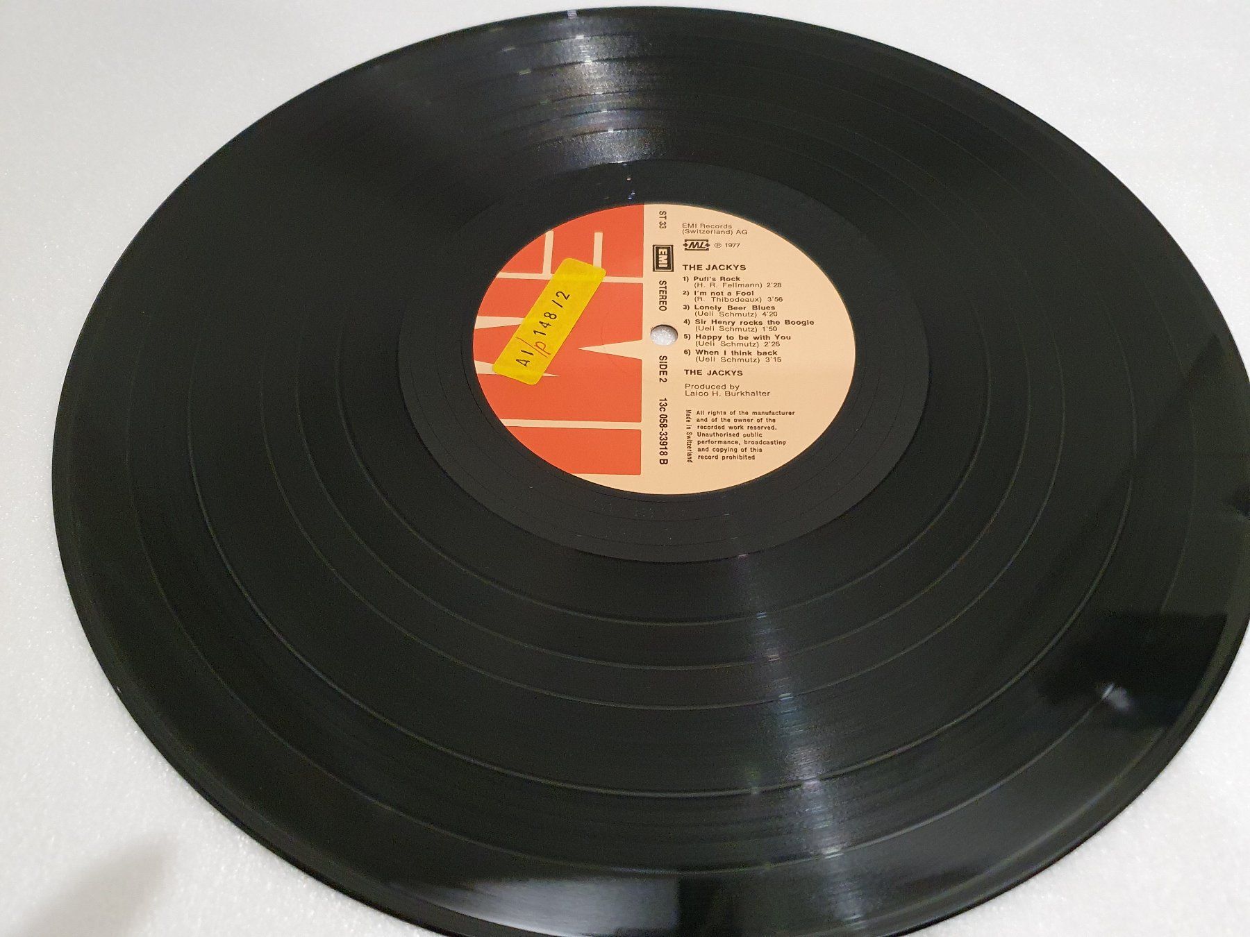 Dischi in vinile: The Jackys – Jacky's Rock – Usato da Uster venduto da Vinyl-Leidenschaft 4