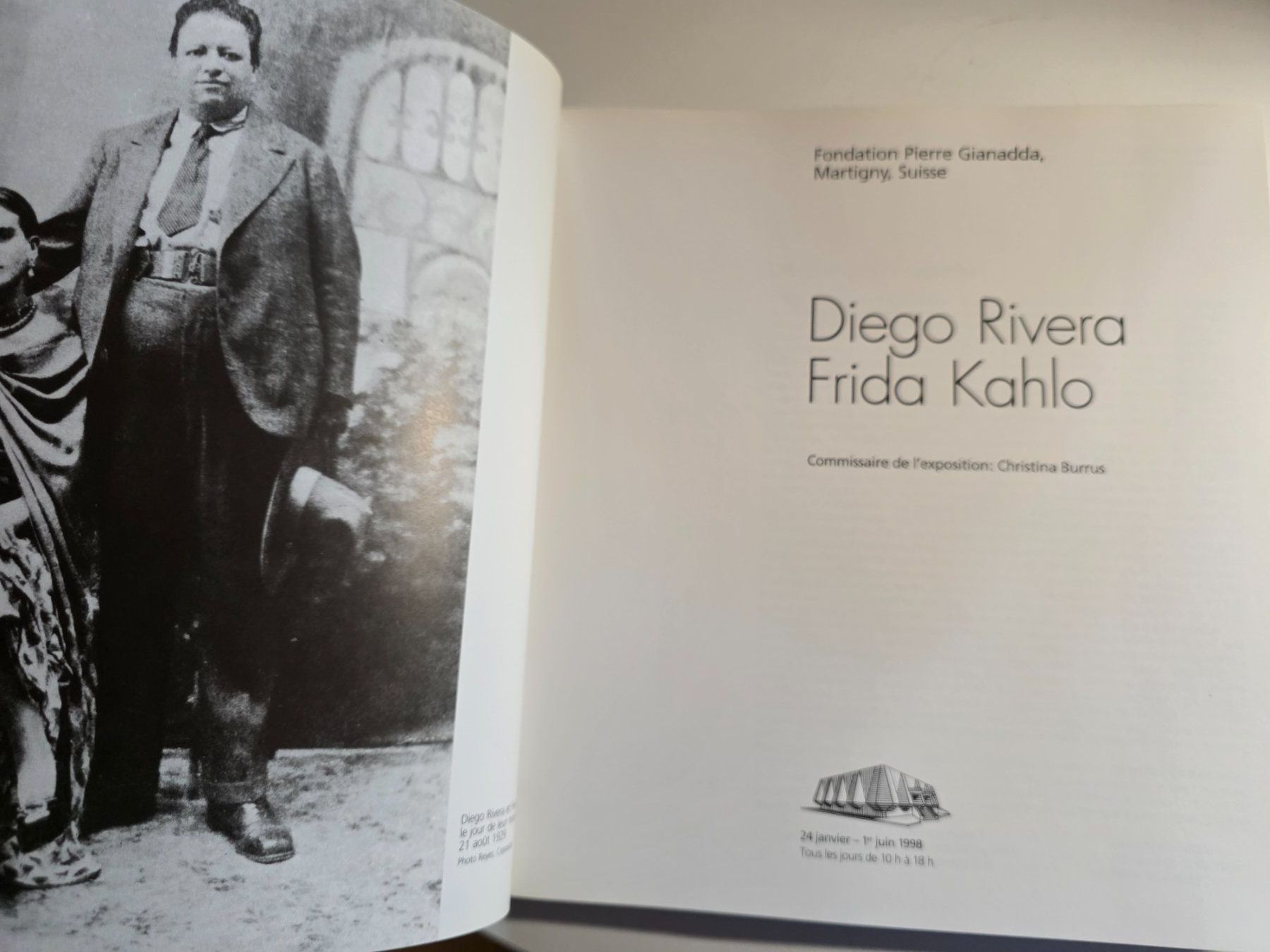 Libri: Diego Rivera - FRIDA KAHLO - Foundation Pierre Gianadda 1998 – Usato da Walterswil BE venduto da Lonitti 1
