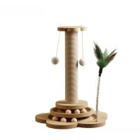 🤩NEU Kratzbaum mit Spielzeug für Katzen - Arbre Griffeoir