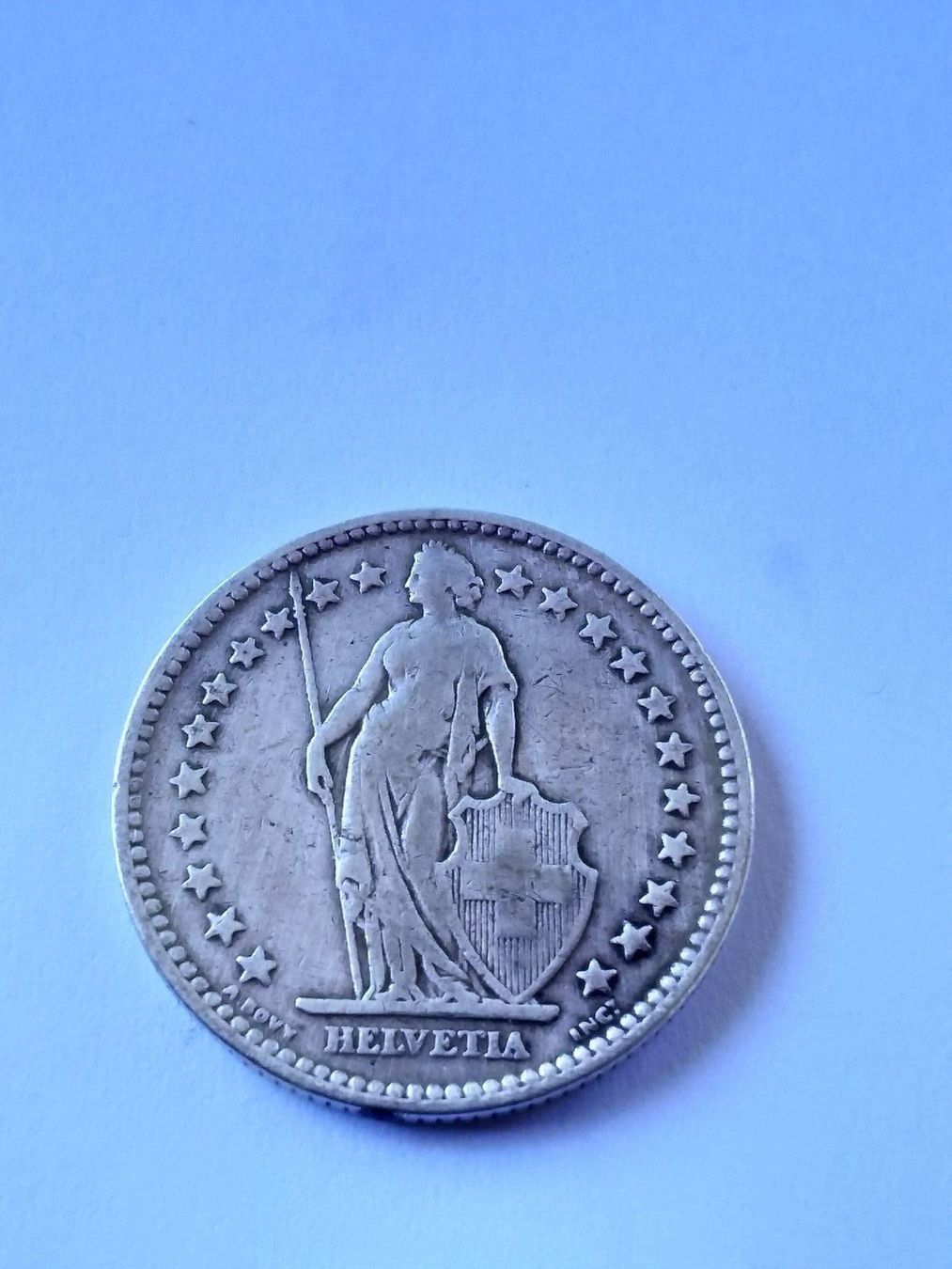 Alle Münzen: 2 Franken Silbermünze Jg.1901 – Gebraucht aus Schwyz von Trofana 1