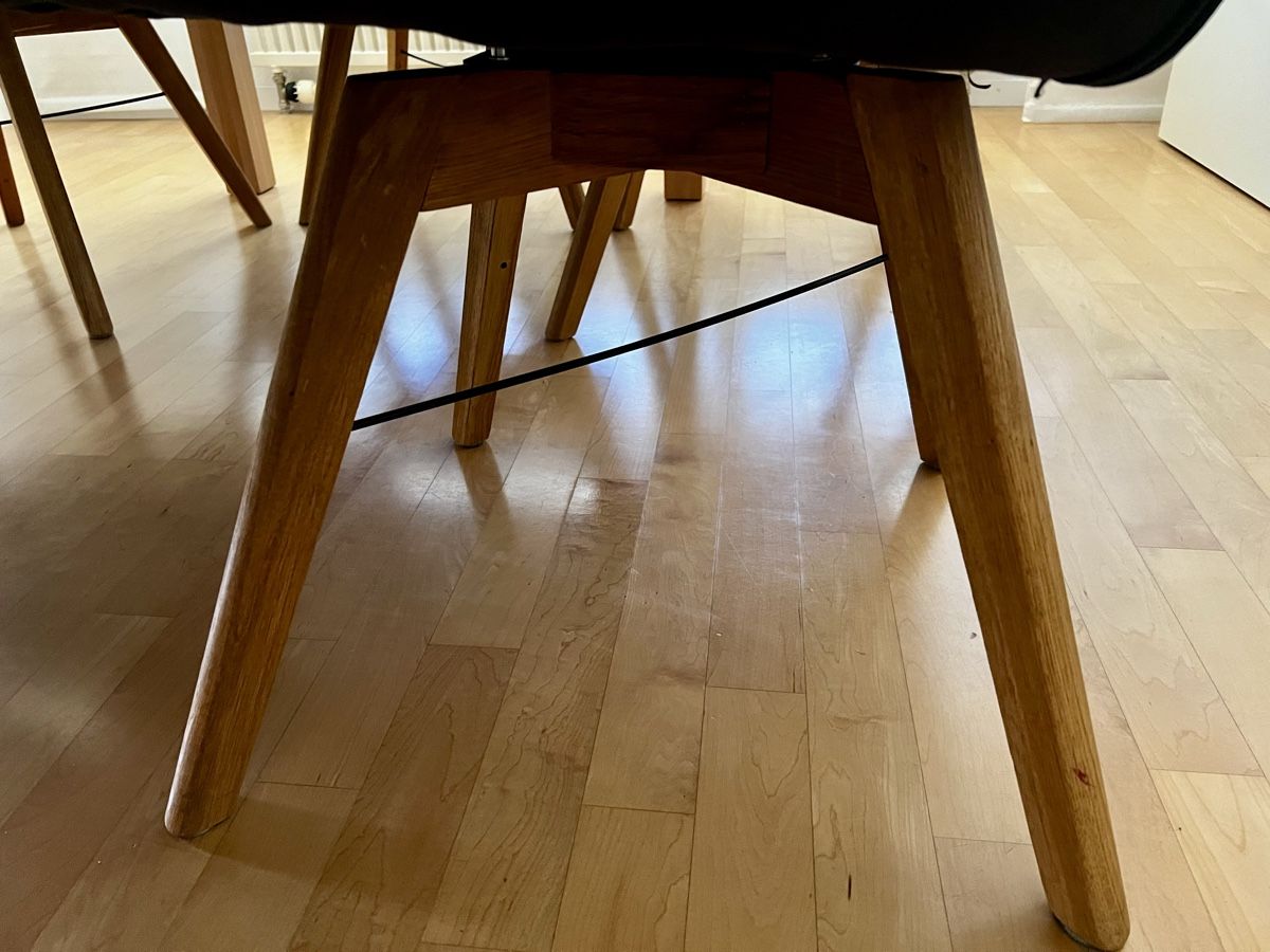 Chaises: Stühle dunkelgrau Stoff  – D'occasion à Steinhausen par Famleu1 3