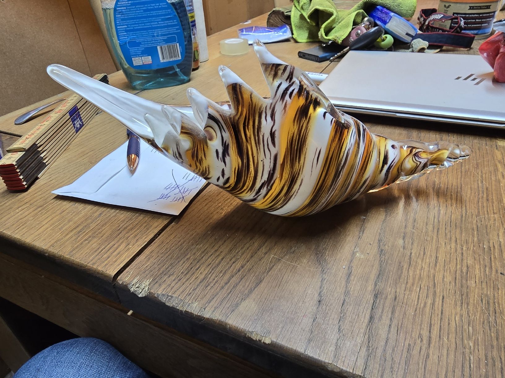 Murano Bicchieri: Murano Glasmuschel Vintage (D) – Usato da Rorschach venduto da TimelessTrading 1