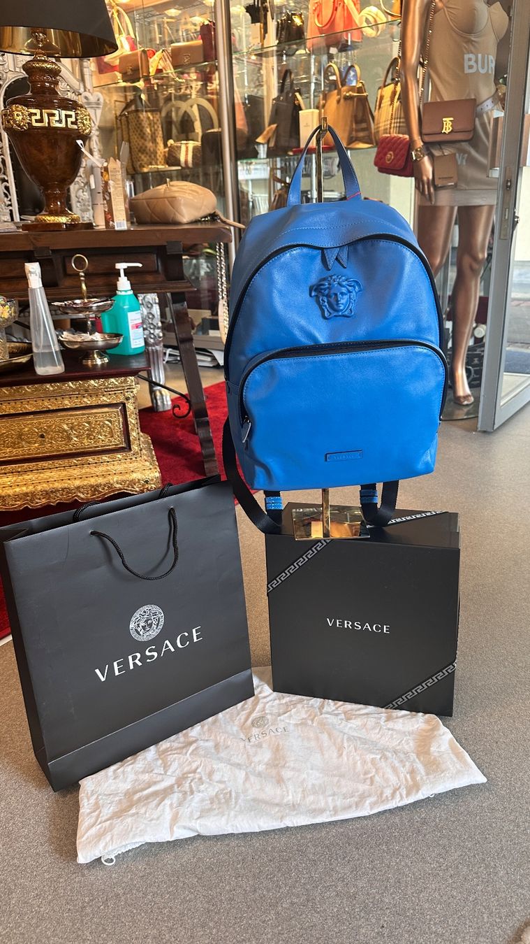 Versace Zaini: Versace Leder Rucksack – Nuovo e nell'imballaggio originale da Lachen SZ venduto da HelvetiaLuxury 8