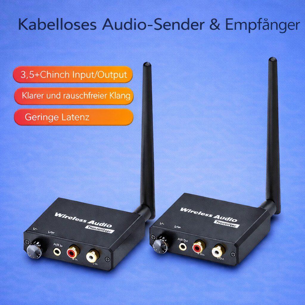 Altri accessori: 2.4G Wireless Audio Sender & Empfänger bis 50 m – Nuovo e nell'imballaggio originale da Winterthur venduto da SwissTechStore