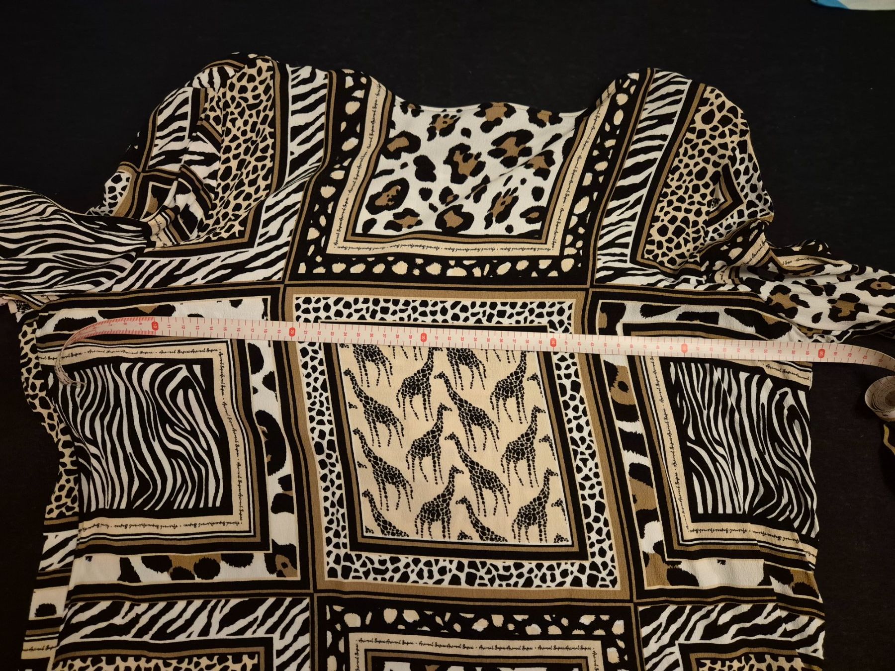Bonita Blusen: Bonitabluse in Animalprint Gr. 46 – Gebraucht aus Zug von puzzle73 2