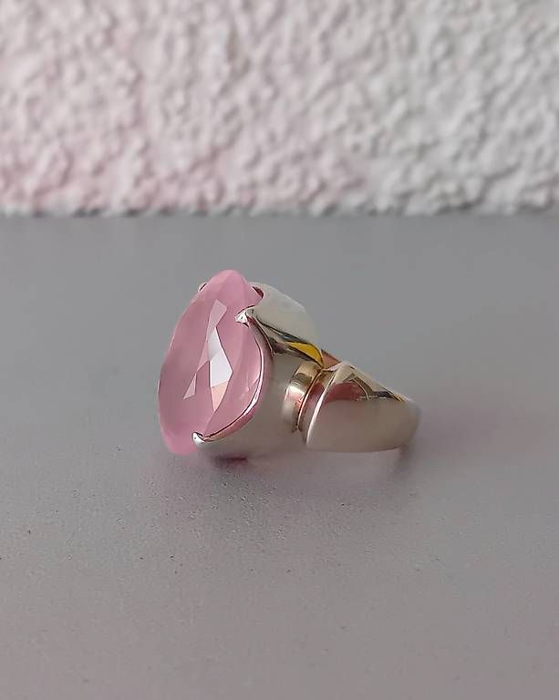 Ringe: Ring Silber Rosenquarz – Gebraucht aus Stans von wer_fd5f 1