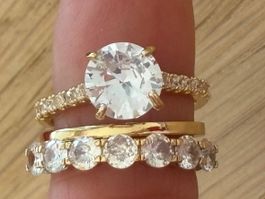 Luxus Elegante Trio Gr:16,5/6,5 Ring   Farbe: Gold