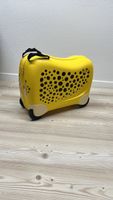 Samsonite children suitcase yellow leopard