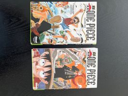 Mangas One Piece tomes 1 et 4 Glénat