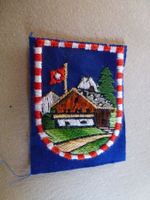 Sticker zum Aufnähen - Alphütte