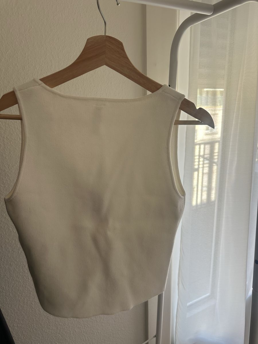 Stradivarius Tops: Top blanc / haut blanc - taille S - Stradivarius – Neuf avec emballage d'origine à Lausanne par ver_cyj8 1