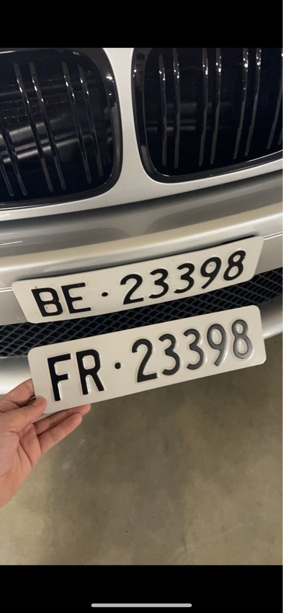 Insegne: BE & FR Nummerschild – Usato da Liebefeld venduto da j.domingo
