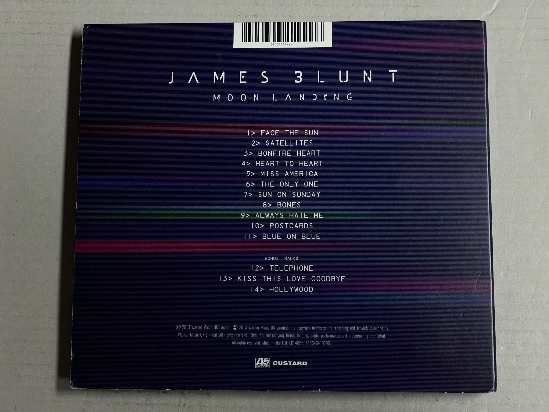 CD: James Blunt-Moon Landing – Usato da Muri b. Bern venduto da AdidasCollector 1