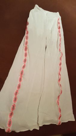 Pantalon blanc, fluide taille S marque FB Sister