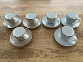 CreaTable Espressotassen Set 6 Stück, selten benutzt
